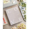 Album na zdjęcia Printworks All You Need Is Love XL, szary z czarnymi kartami