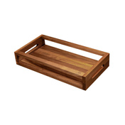 Vasd Dwustronna Taca Z Drewna Orzechowego - 43 X 21 Cm - Artelegno