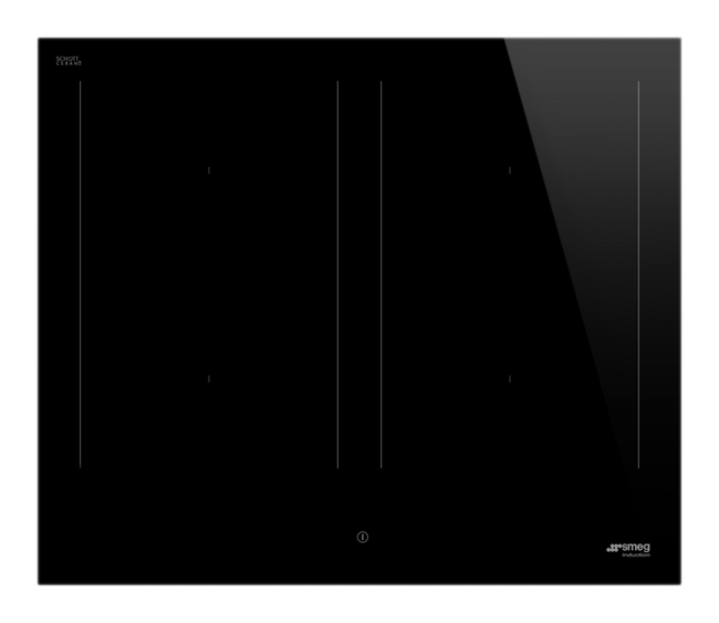 Smeg - Płyta Kuchennna Universal Sim3644d Czarne Szkło