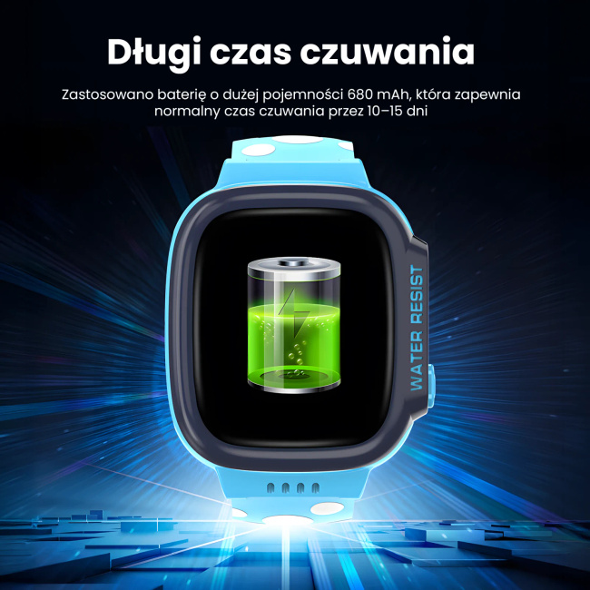 EXTRALINK Lifestyle Kids Y92 Smartwatch dla dzieci z WiFi i GPS dziecięcy zegarek cyfrowy