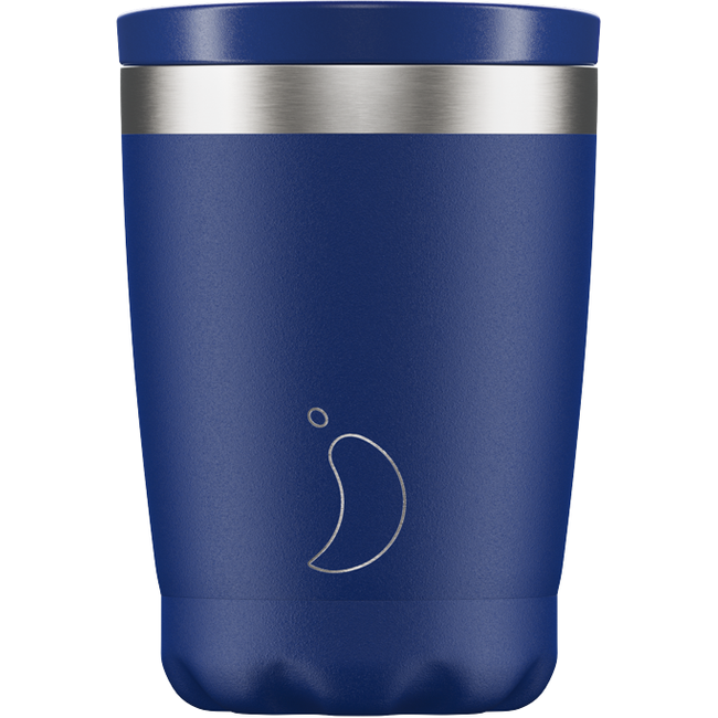 Kubek do kawy Chilly's seria Matte | 340ml | Matte Blue - Chilly's Bottles