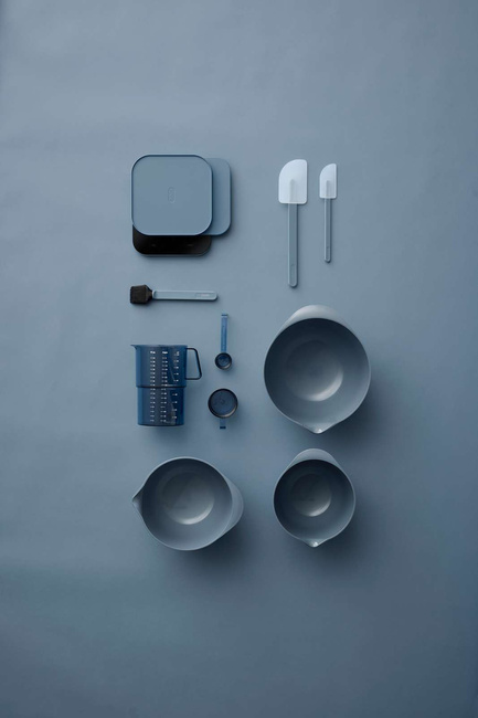 Zestaw 3 miarek kuchennych Rosti Mensura 0,25, 0,5 i 1 l, Dusty Blue