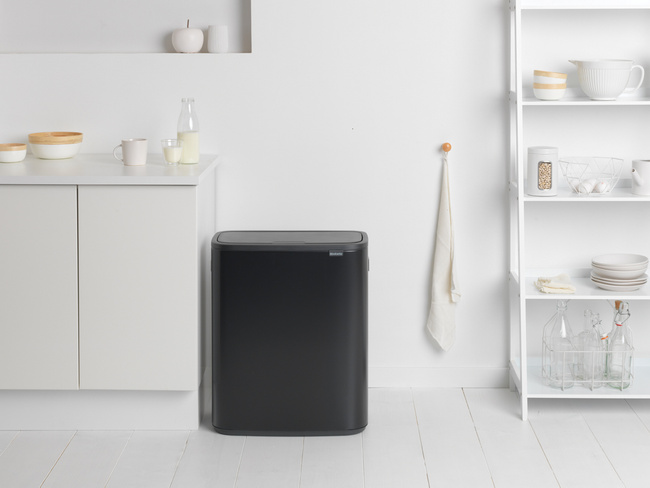 Kosz na śmieci Touch Bin BO 60l czarny mat - Brabantia