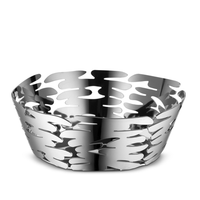 Koszyk stalowy Alessi Barket BM10/18, perforowany, 18 cm