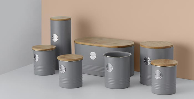 Pojemnik Na Herbatę, Szary, Living - Typhoon