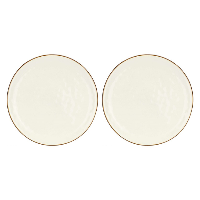 Rose&Tulipani Concerto Ivory Zestaw 2 Talerzy Do Pizzy 33 Cm