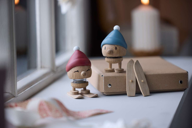 Figurki Hoptimist Skiing Bumble S Sky - Hoptimist
