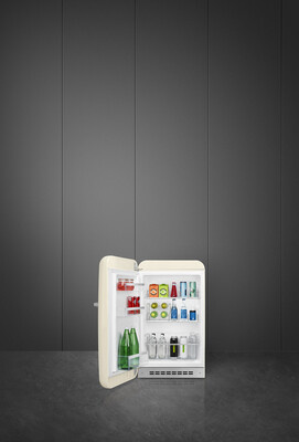 Smeg - Happybar FAB10HLCR6 50'S RETRO STYLE - kremowy