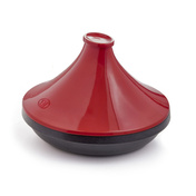 Tagine Delight Indukcja 33cm 4L - Czerwono-Czarny - Emile Henry