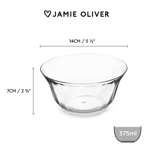 Jamie Oliver Miseczki Szklane 14cm Big Love - 4 Szt