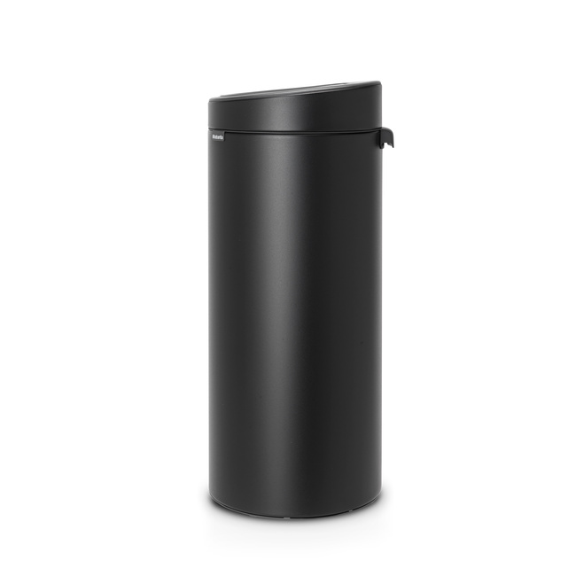 Kosz na śmieci Brabantia Touch Bin New 30 l, Mineral Matt Black