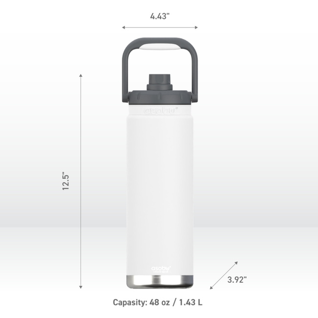 ASOBU Butelka termiczna THE CANYON JUG WHITE, 1,48L