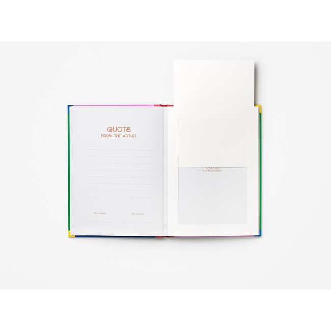 Album na rysunki dziecka Printworks The Art Keeper, beżowy, ramki A4
