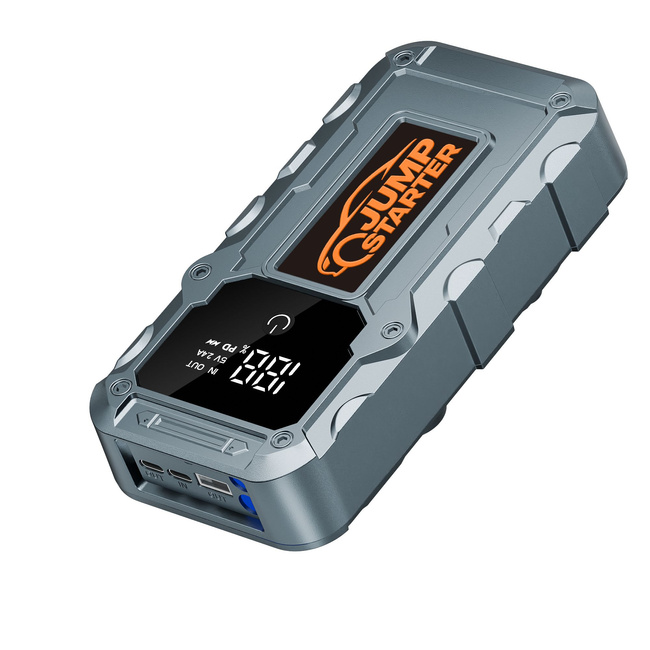 Extralink Jump 34 Jump Starter | Powerbank rozruchowy do odpalania samochodu | 3x LED, latarka, wyświetlacz LCD