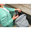 Kubek na herbatę Brabantia Make & Take 360 ml ze schowkiem, Dark Grey