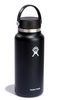 Butelka 32oz Wide Mouth Flex Cap, Black - Hydro Flask