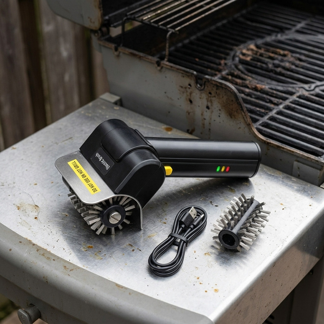 Powerlink by Extralink Cleangrill 360 | Elektryczna szczotka do czyszczenia grilla | Usb-c
