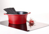 HAPPYCALL Garnek Aluminiowo-Ceramiczny Alumite 24 cm 4 l czerwony wysoki