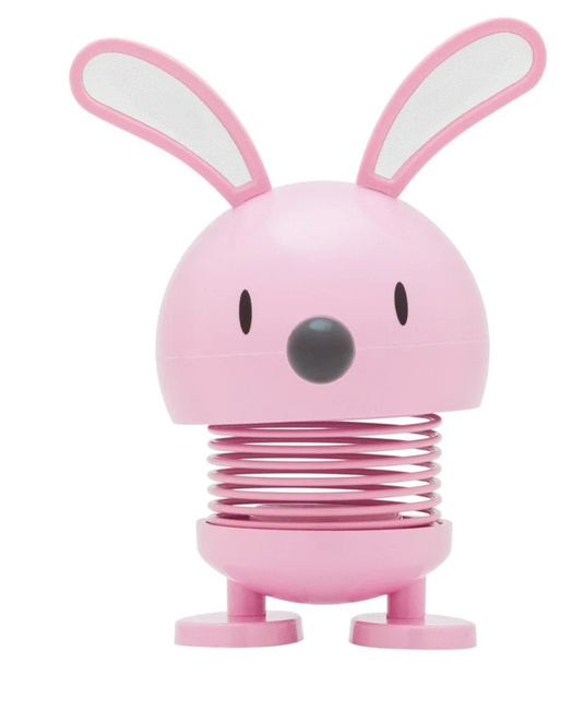 Figurka wielkanocna króliczek Bunny różowy dekoracja wiosenna Hoptimist