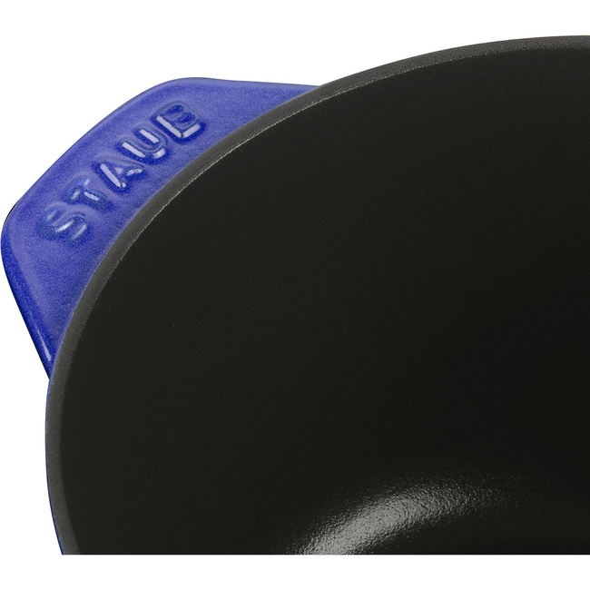 Garnek okrągły wysoki 3 ltr, niebieski - Staub