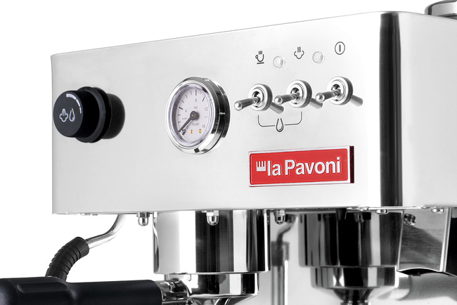 Ekspres kolbowy z młynkiem La Pavoni Domus Bar stal LPCDMB02EU