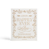 Album ślubny Printworks Happily Ever After, haftowany, beżowy, 60 stron 28 x 21 cm
