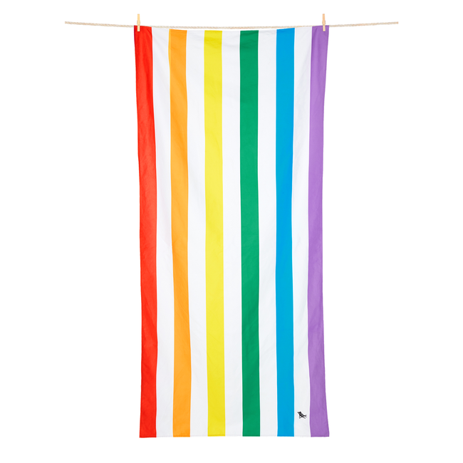 ręczniki plażowe szybkoschnące 200x90 cm Rainbow Skies XL - Dock & Bay