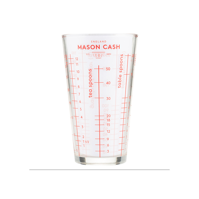 Szklanka z miarką Mason Cash Classic 300 ml, szklana