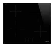 Smeg - Płyta indukcyjna, 60 cm, prosta krawędź Universal Si2641d Czarne szkło