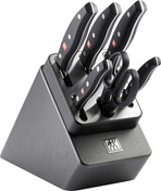 Zestaw 5 noży Zwilling Signature w bloku samoostrzącym 2.0, z nożyczkami