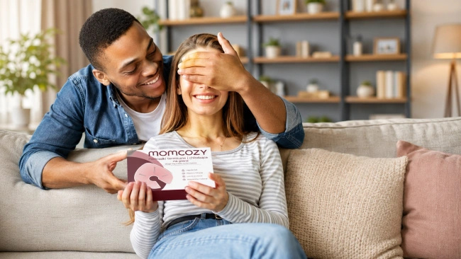 Okłady żelowe na piersi Momcozy BF008, duże, wielorazowe, 2 szt.