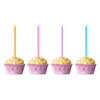 Tala Świeczki na Tort Długie Pastelowe 12 Szt