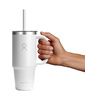 Kubek podróżny Hydro Flask Travel Tumbler 24 oz ze słomką, biały