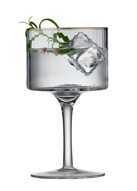 Kieliszki do ginu Palermo 320 ml 4 sztuki złote 23714