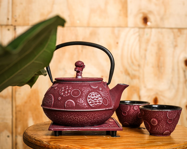 Żeliwny zestaw do herbaty 0,8 l zest for life