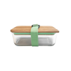 Szklany lunchbox zielony - Cookut