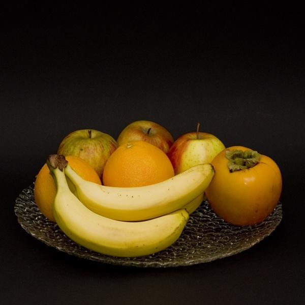 Talerz do ciasta 32 cm Gocce szkło przezroczyste Gocce Luigi Bormioli 