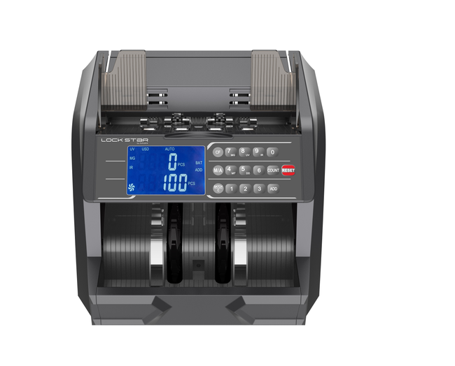 EXTRALINK LockStar MG X-600 Profesjonalna Liczarka Nominałowa UV IR do Banknotów