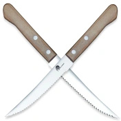 Nóż do steków Dellinger Easy 9,5 cm, ząbkowany, naturalna rękojeść