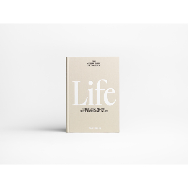 Album na zdjęcia Printworks Life w formie książki, beżowy