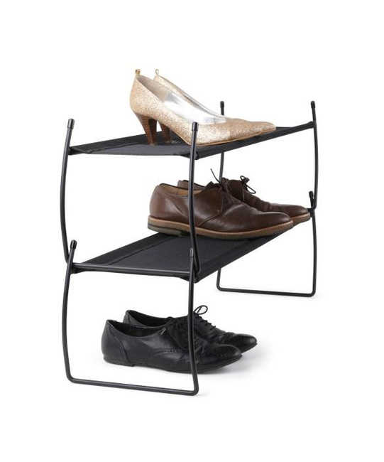 Podwójny stojak na buty, czarny, Imelda - Umbra