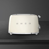 Smeg - Toster, Cztery Kromki, Kremowy 50's Style Tsf03Creu Kremowy.