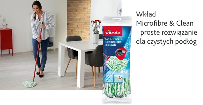 Wkład do mopa Microfibre & Clean - Vileda