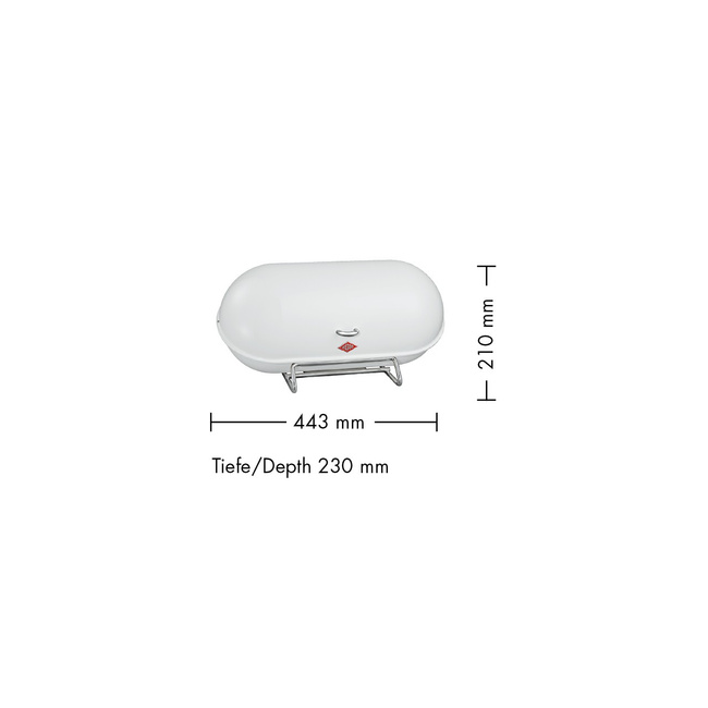 Chlebak Czarny Mat 443Mm Breadboy