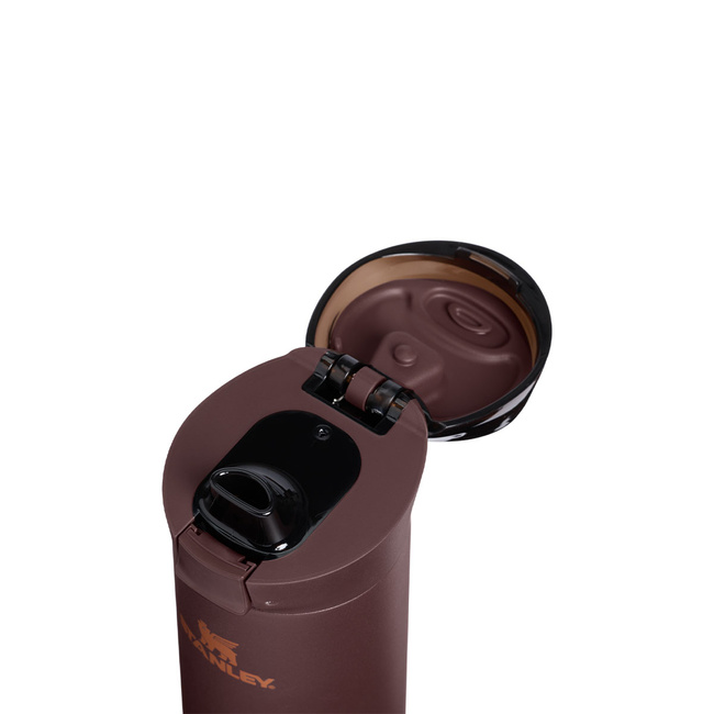 Butelka termiczna Stanley FlowState Spring Bottle 0,59 l ze słomką, brązowa Coffee