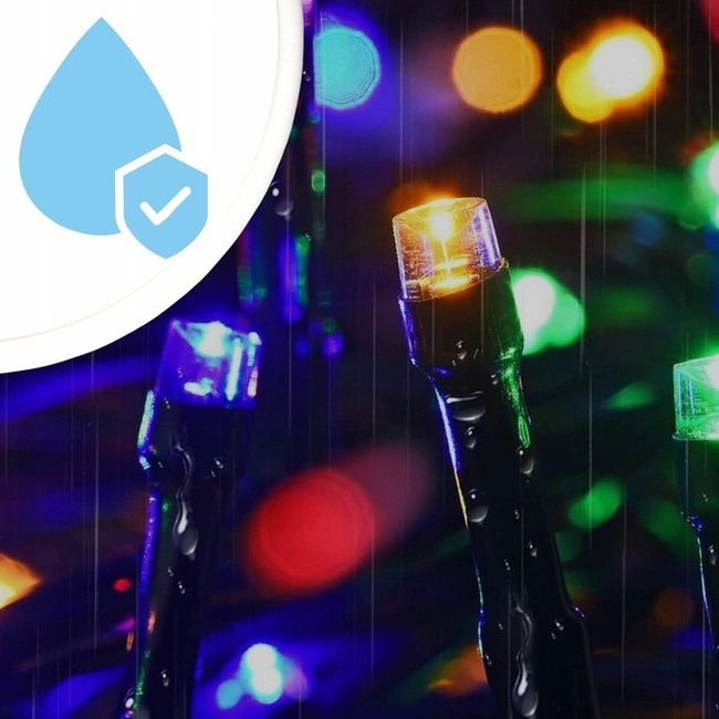 EXTRALINK Lampki choinkowe 32,7m 500 LED zimne białe wewnętrzne zewnętrzne świąteczne