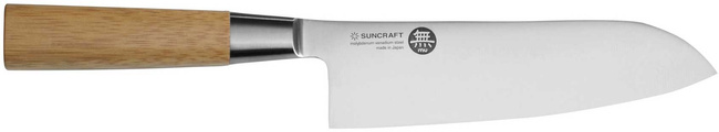 Suncraft Bamboo Nóż Santoku 163mm - Suncraft