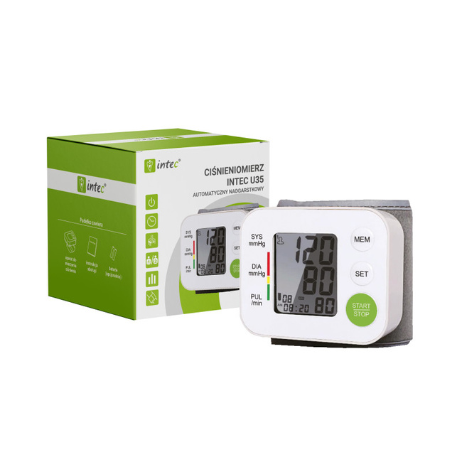 Ciśnieniomierz nadgarstkowy Intec U35