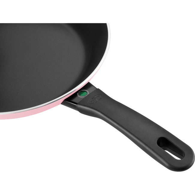 Patelnia Płytka 28 cm Różowa - Ballarini