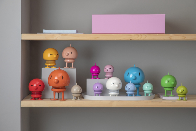 Figurka Hoptimist Bumble S Light blue dekoracja biurko prezent Abs sprężyna
